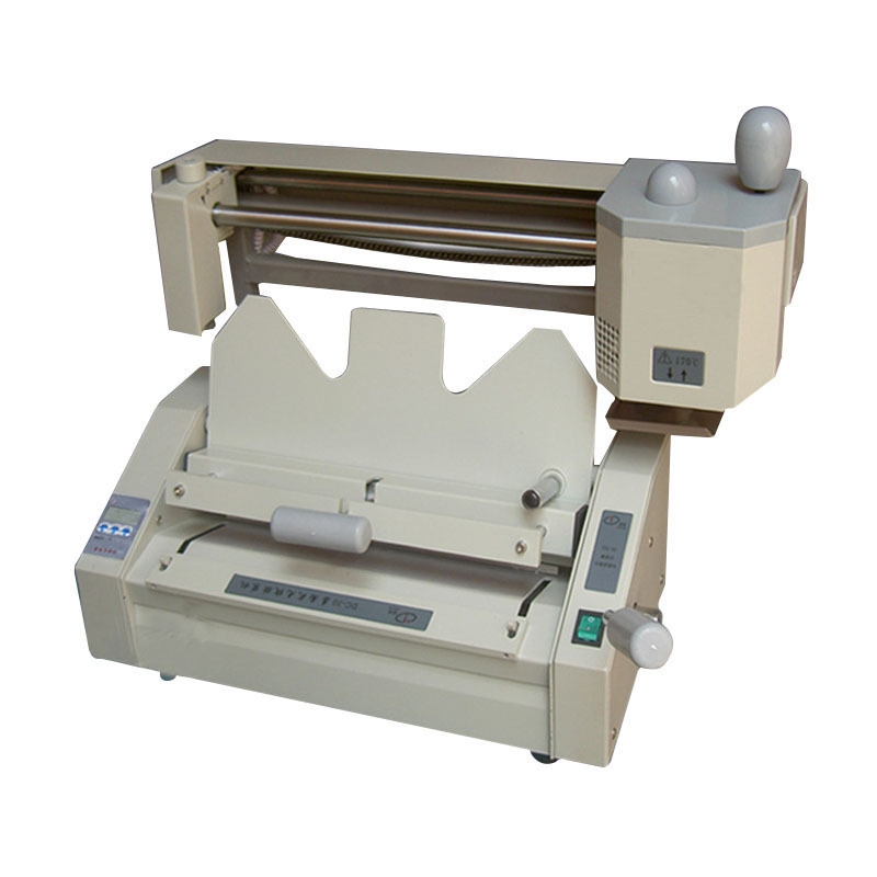 Factory Direct User Guide For Side Roller Liquid Manual Glue Binder Binding Machine