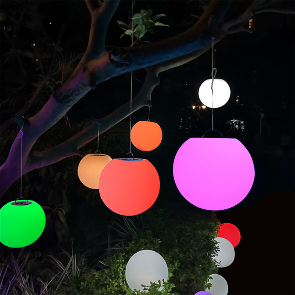 LED Ball Shape Lights Hanging Light battery outdoor garden restaurant led hanging pendant chandelier ball globe light lamp