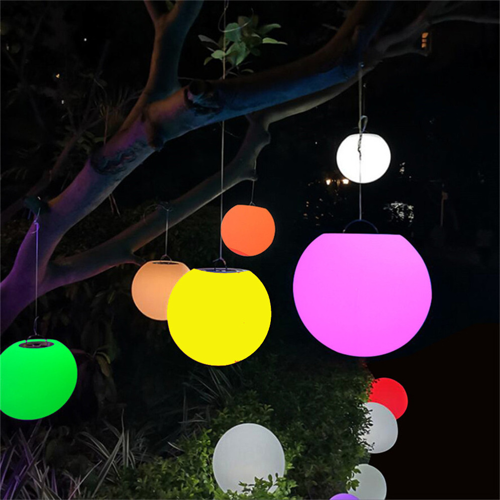 battery outdoor garden restaurant led hanging pendant chandelier ball globe light lamp decorative led hanging ball pendant lamps