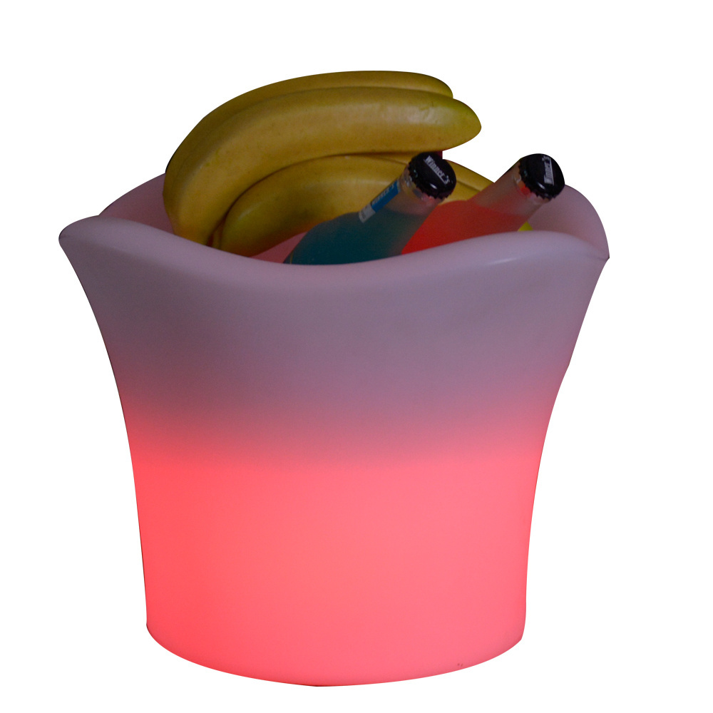 light up serving tray illuminated cooler box luminous led ice bucket