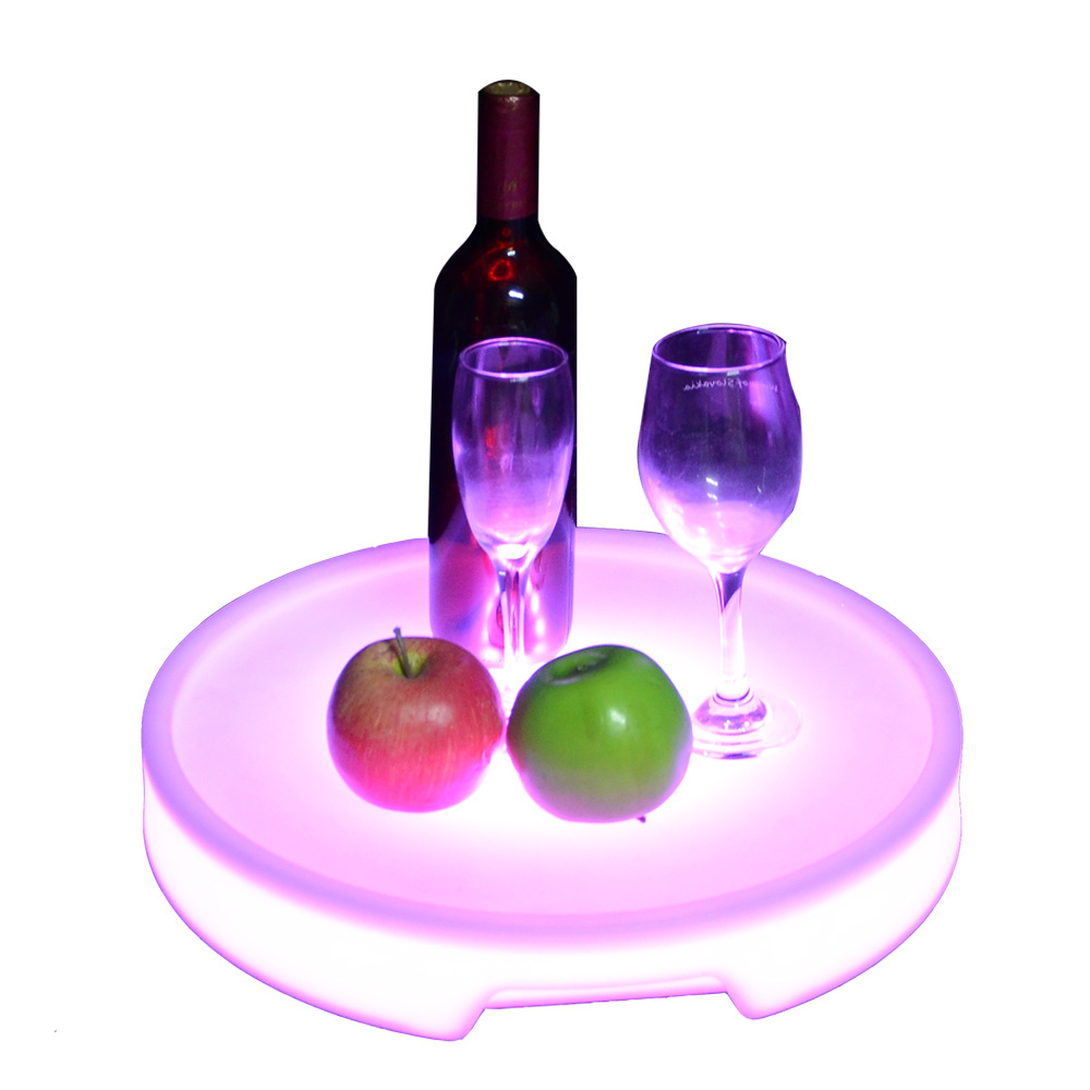 light up serving tray illuminated cooler box luminous led ice bucket