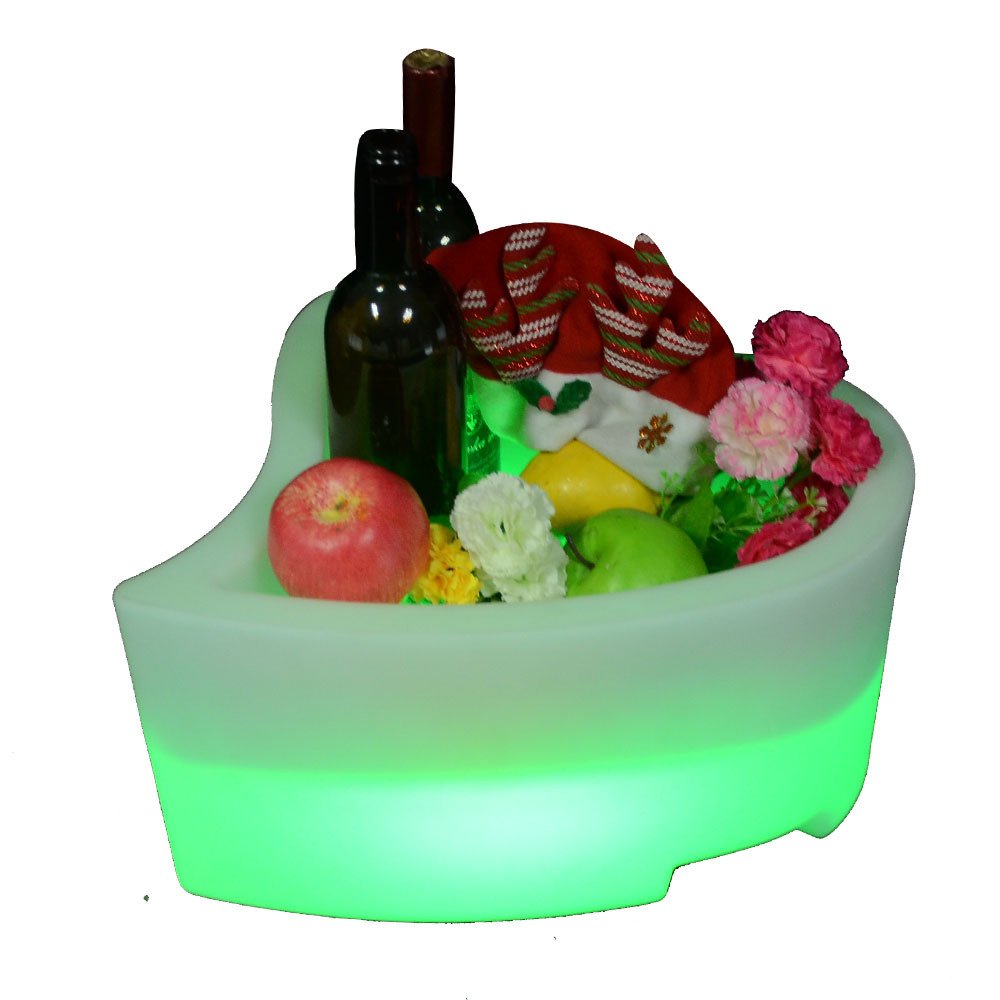 light up serving tray illuminated cooler box luminous led ice bucket