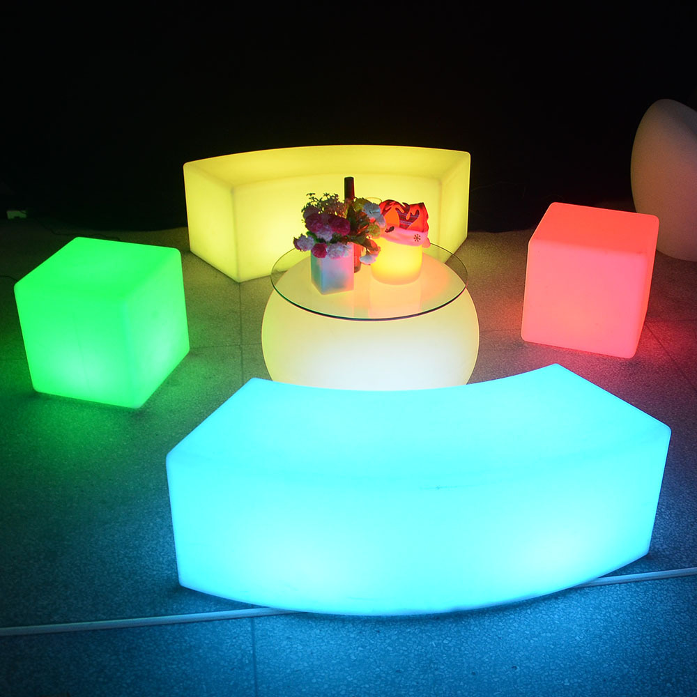 Modern Luxury Bar St /LED stool color led bar seat lighting changing outdoor plastic sofa illuminated high cocktail led chair