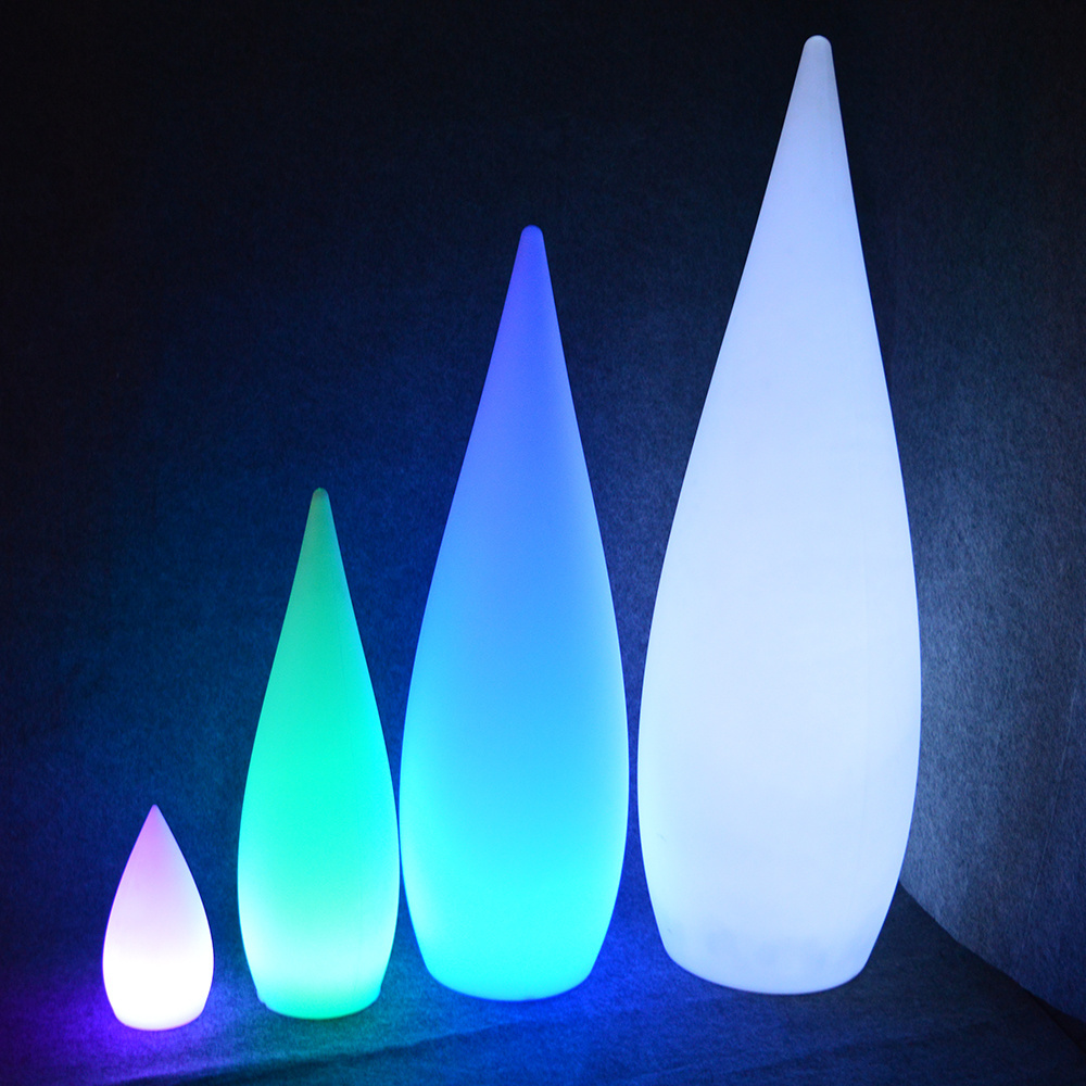 used commercial Christmas decor/Outdoor waterproof PE plastic led rechargeable floor lamps home decor modern home decor lights