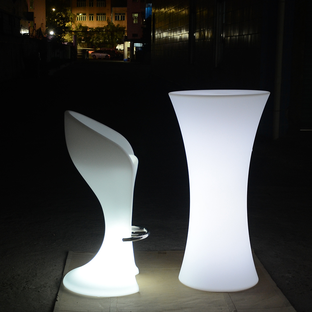 Modern Luxury Bar St /LED stool color led bar seat lighting changing outdoor plastic sofa illuminated high cocktail led chair