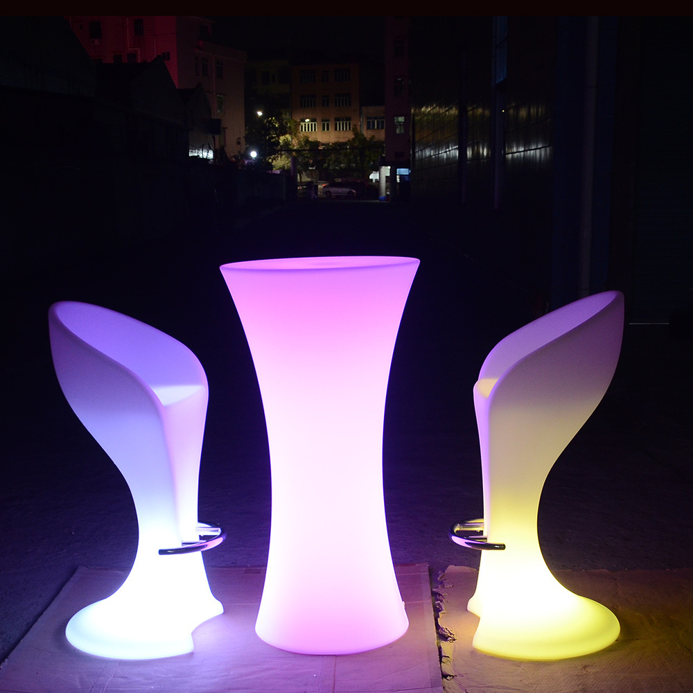 Modern Luxury Bar St /LED stool color led bar seat lighting changing outdoor plastic sofa illuminated high cocktail led chair