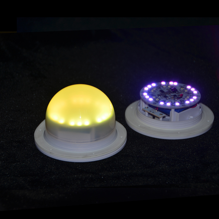 Hot Sale Round LED 16 Colors RGB 85mm 90mm 120 mm LED Light Base Rechargeable LED light for Led Furniture Light Bulb