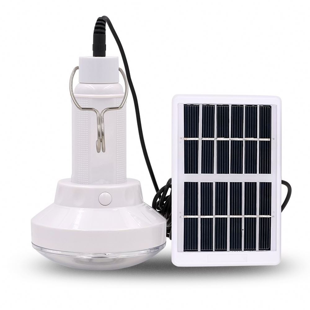 High Quality Outdoor Mini Solar Panel Lighting Bulb Rechargeable Emergency Led Bulb With Solar Panel Portable Led Light for Home