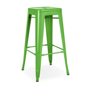 Heavy Duty Steel Industrial Stackable Bar High Chair Counter Metal Stool for Kitchen Dining Rooms