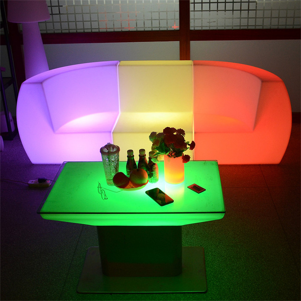 light up bar table glowing hookah lounge led furniture table chairs sofa set for bars nightclub