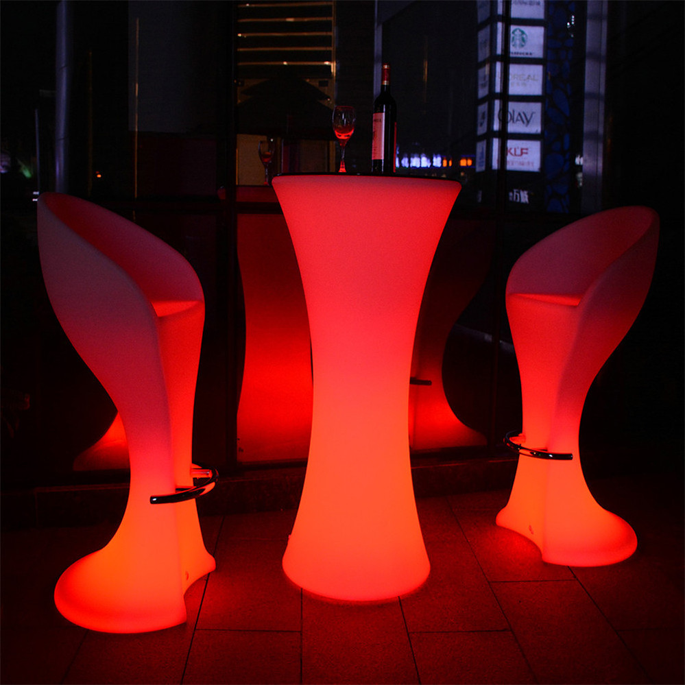 RGB color change futuristic furniture night club furniture nightclub new sofa led bar tables hookah lounge bar led bar furniture