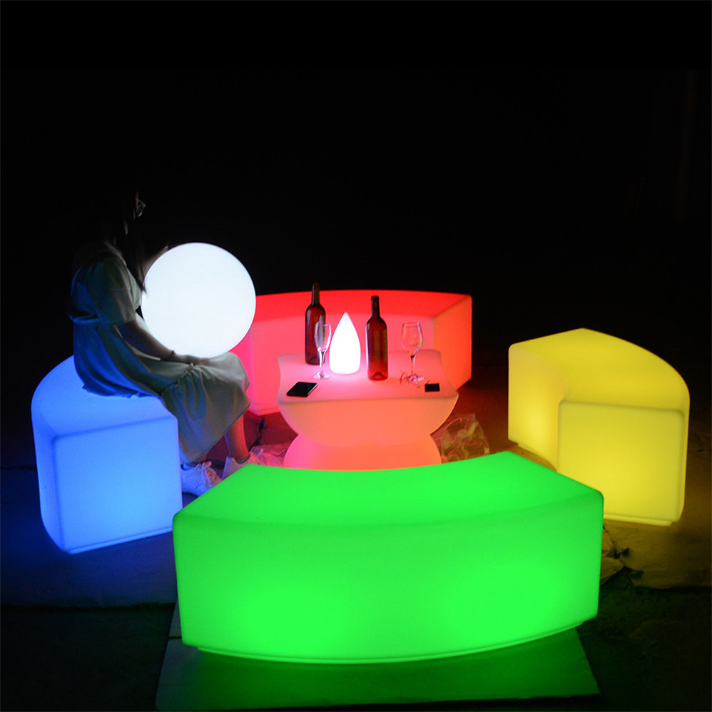 light up bar table glowing hookah lounge led furniture table chairs sofa set for bars nightclub