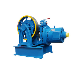 YJ210 Elevator Traction Machine 7.5kw 6 Pole Motor Geared Traction Machine For General Passenger Lift