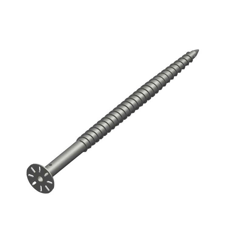 Small Solar Ground Mount Installation Ground Screw Earth Steel Screw Piles