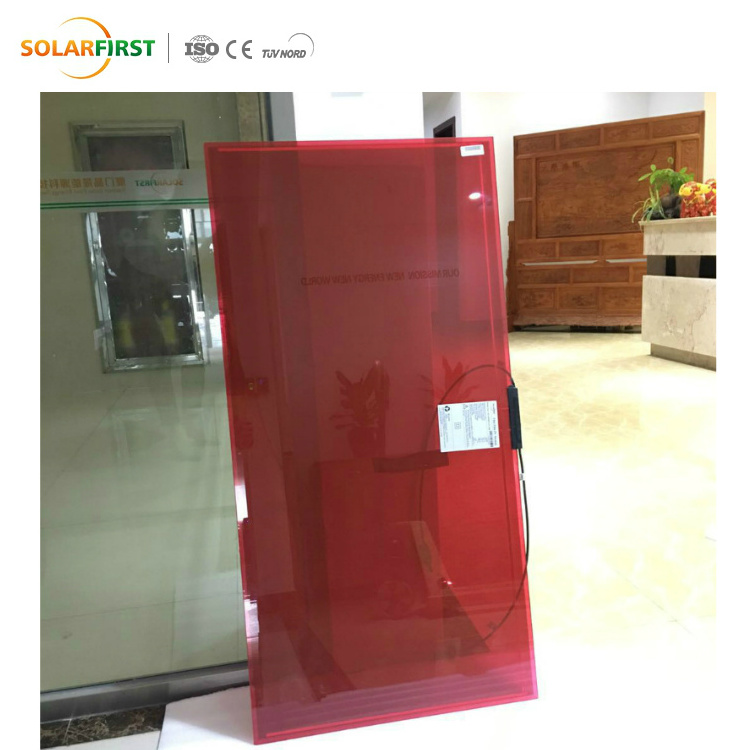 40% Transparent Frameless Glass Solar Panel 20% Efficiency