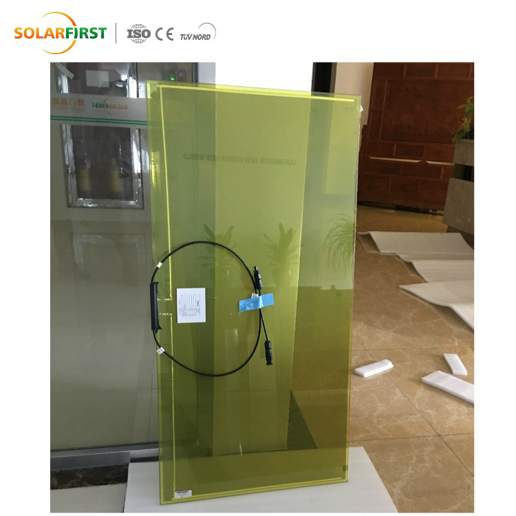 40% Transparent Frameless Glass Solar Panel 20% Efficiency