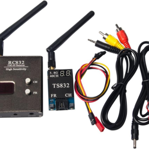 TS832 RC832 5.8GHz 40CH 600mW Wireless FPV Transmitter and Receiver input 7-16v 2dbi antenna for RC racing Drones 8M video