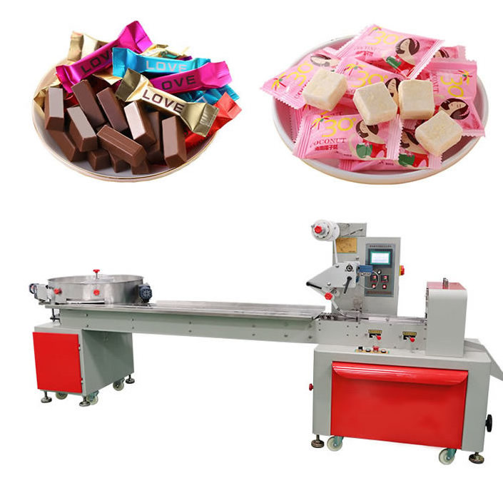 Mini Candy Horizontal Pillow Flow Wrapping Packing Machine Flowpack Small Wrapper Film Pack Packaging Machine Supplier