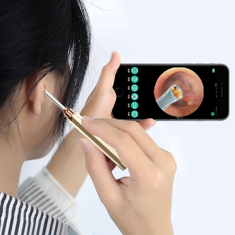 2023 earwax removal Wifi Ear Cleaning Otoscope Integrated Wireless Medical Safe Ear Pick Tool Camera electric ear wax remover