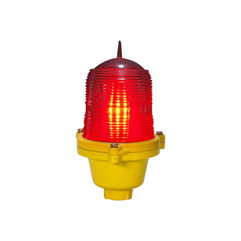 Aircraft warning lights on towers low intensity obstruction light