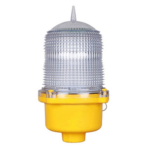 Aircraft warning lights on towers low intensity obstruction light