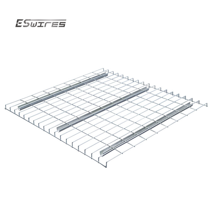 E-commerce industry warehouse storage galvanized custom wire mesh decking for pallet racks