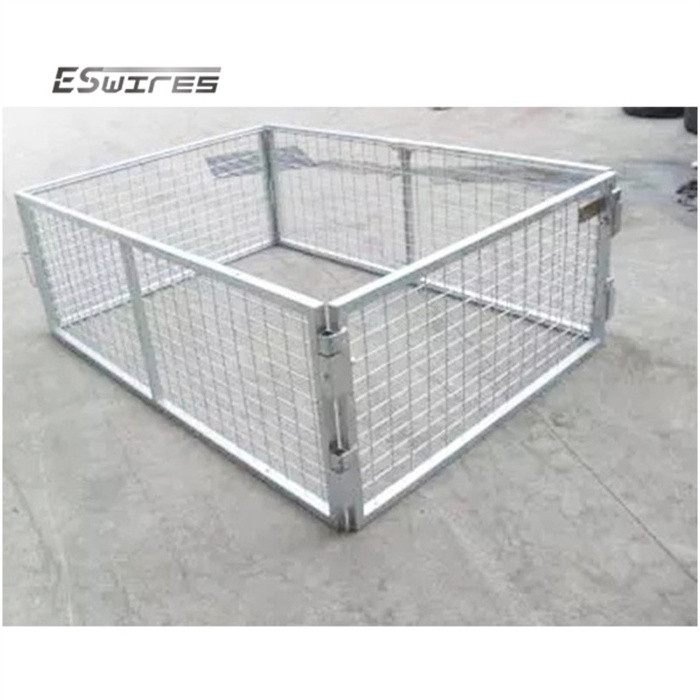 Trailer Parts And Accessories Heavy Duty Sturdy Hot-Dip Galvanized Steel 6'X4'X2' Trailer Cage