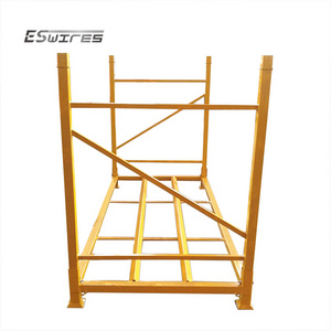 Heavy duty auto spare parts industry material handling metal durable stack truck tyre tire storage rack