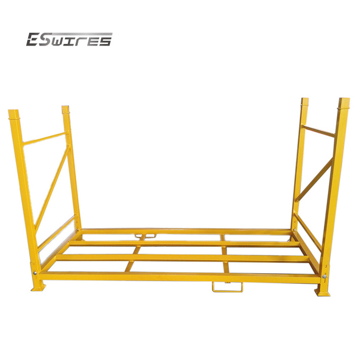 Heavy duty auto spare parts industry material handling metal durable stack truck tyre tire storage rack