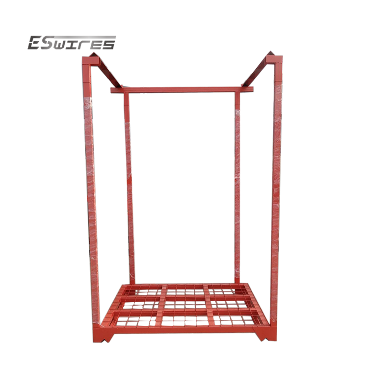 Detachable Nestable Metal Steel Logistic Adjusteble Tyre Stillage Storage Rack for Pallets Rack