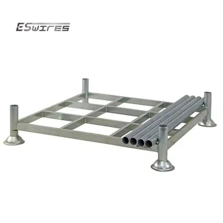 Customized stacking hot dip zinc adjustable warehouse heavy duty steel pallet storage industrial rack