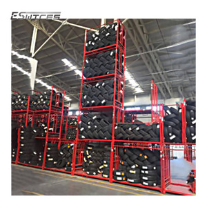 Warehouse Management Collapsible Stacking Pallet Truck Tyre Storage Stillage Warehouse Tire Rack