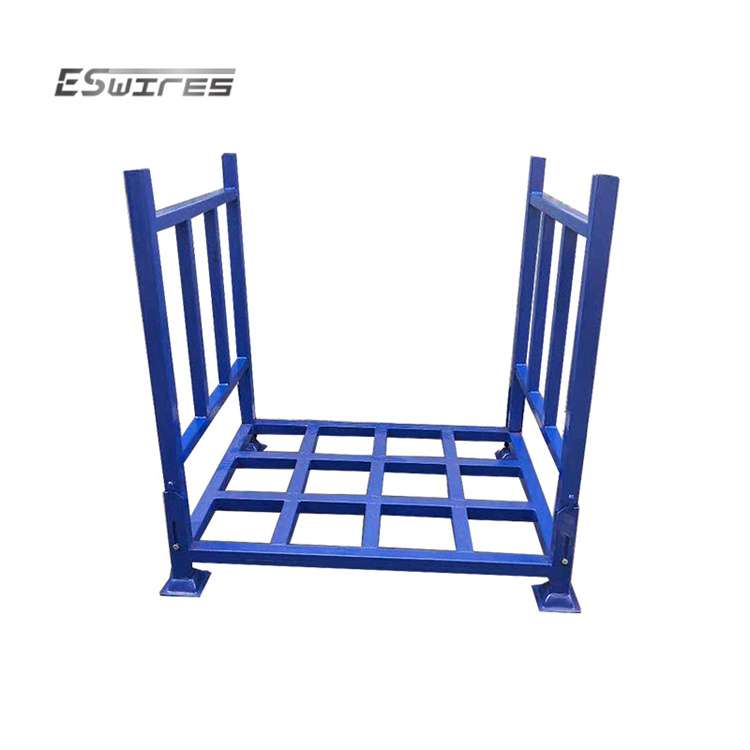 Powder coated blue anti-corrosion reusable storage stack shelves storage cloth rolls rack