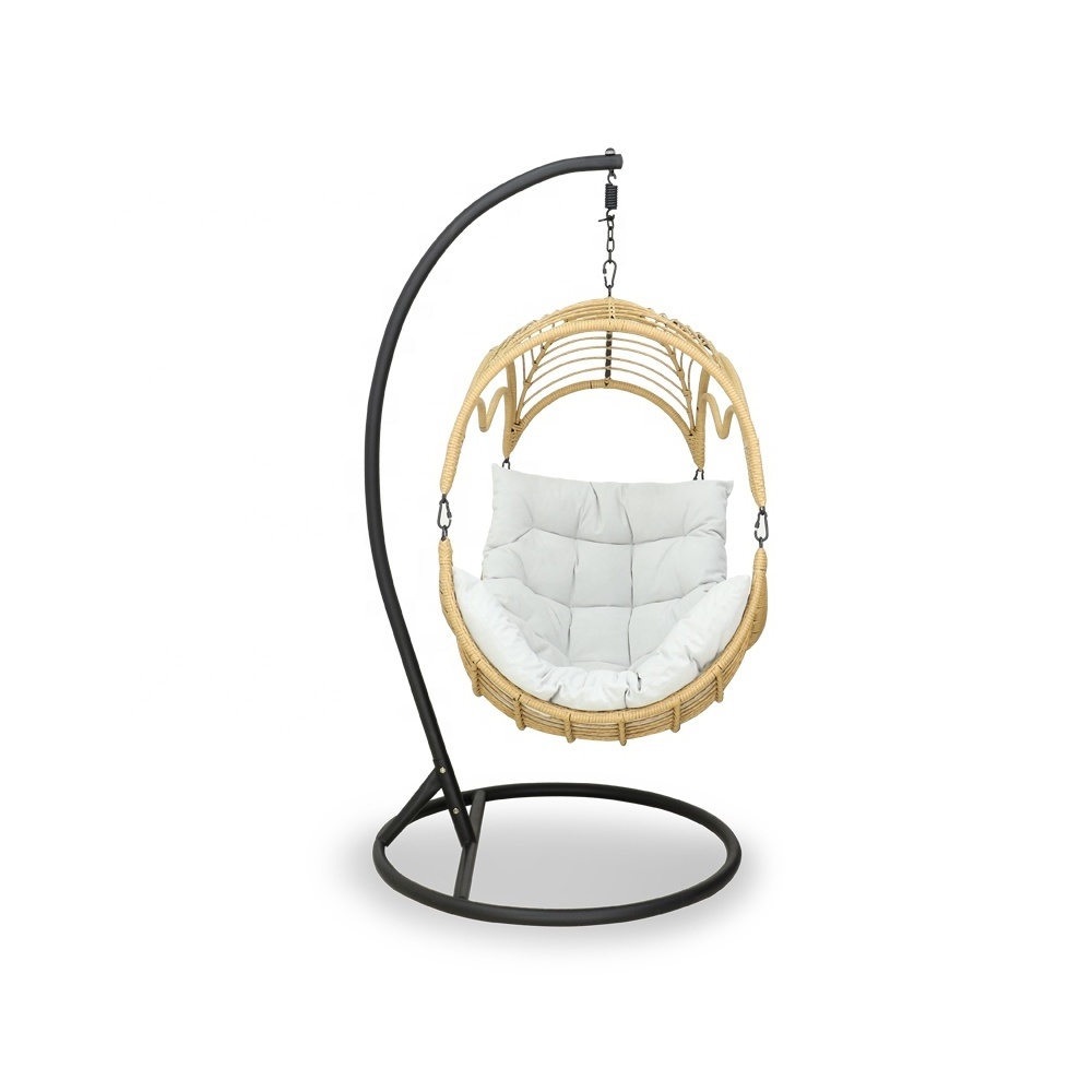 OEM and ODM Outdoor Swing Chair  Hanging Courtyard Balcony Garden Family Leisure Rocking Egg Chair