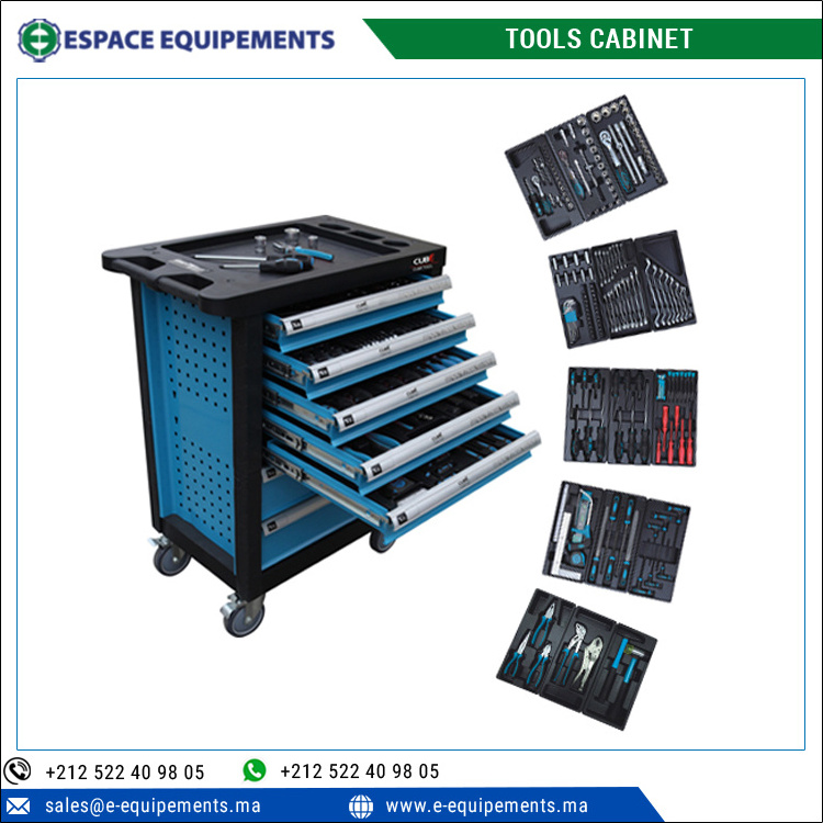 Professional Repairing Tools Heavy Duty Metal Workshop Hardware Tools Set 7 Drawers Storage Cabinet at Factory Market Price