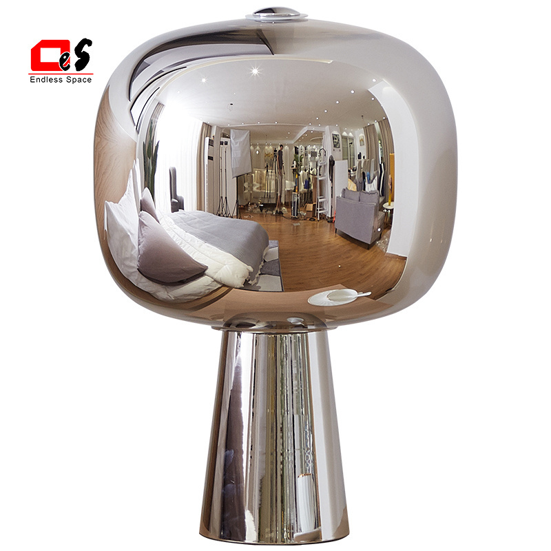 Nodic LED glass table lamp luxury modern table lamps as a mushroom