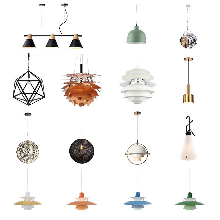 metal Iron Art Retro Industrial Style Pendant Light Simple Nordic Design Pendant Light Kitchen Island Table Pendant Light