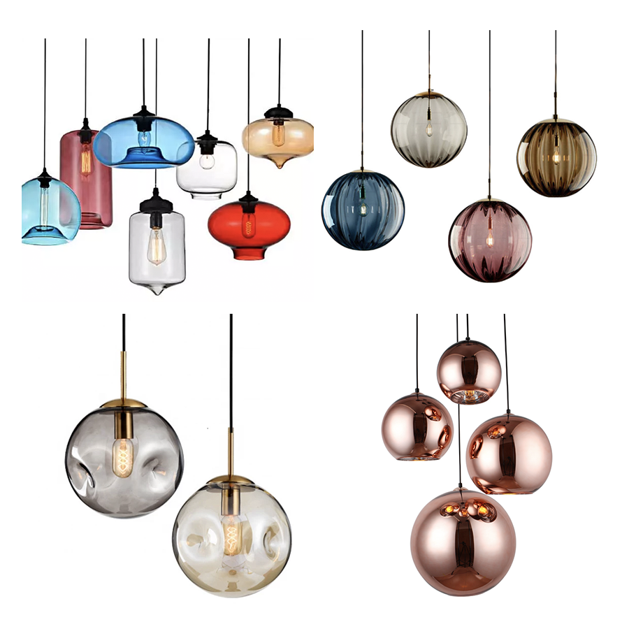 metal Iron Art Retro Industrial Style Pendant Light Simple Nordic Design Pendant Light Kitchen Island Table Pendant Light