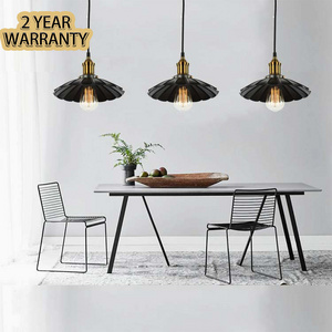 Retro Pendant Light Kitchen Island American style Hanging light Farmhouse Black Barn Hanging Light Fixtures