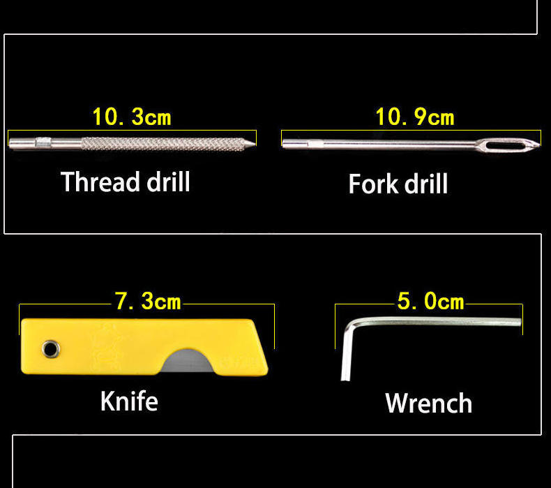 Tire Repair Kit with Plugs for Car Truck Motorcycle ATV UTV Automotive Off-Road Flat Tire Patch Kit