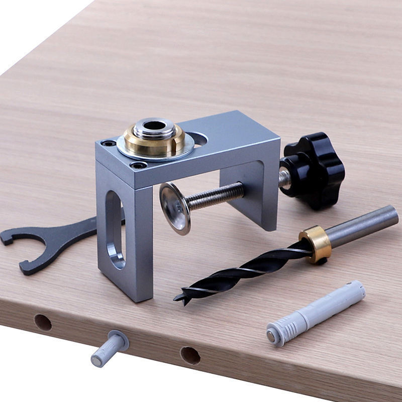 3 In 1 Adjustable Doweling Jig Woodworking Pocket Hole Jig Set For Drawer Installation