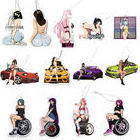 JDM Culture Series Car Air Freshener Hanging Sexy Girl Tire Girls Car Rear View Solid Paper