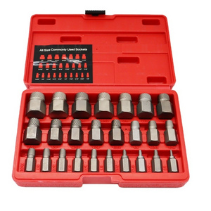 25pcs Hex head multi spline screw Extractor remover /screw bolt damaged broken nut extractor remover