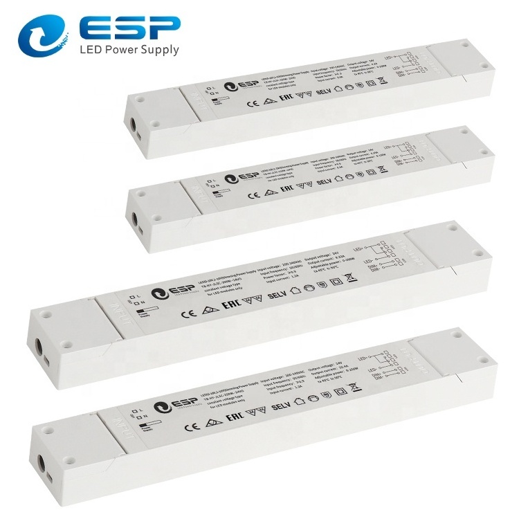 ESP Plastic Case JLSC Series 0-10V  DALI  PWM Dimming Constant Voltage 100W  150W 200W 250W  LED DC 24V Switching Power Supply