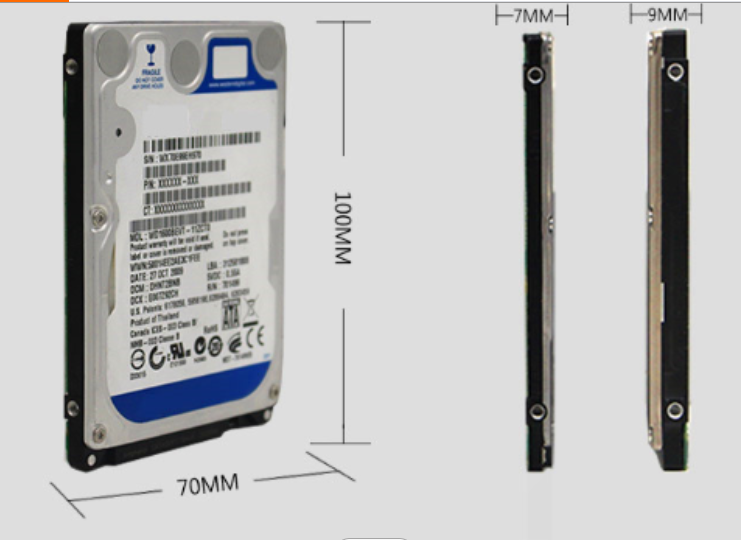 wholesale High Quality Refurbished HDD 7mm SATA3 HDD 2.5inch 500GB Hard Disk Drive For Laptop