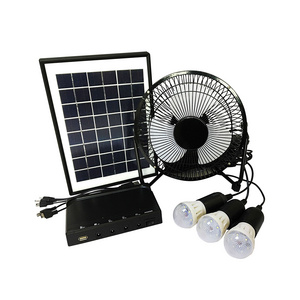 solar battery home mini solar panels energy system kit 10w 30w portable small solar fan lighting  system 10w for home