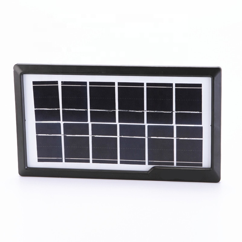 3W 6V poly solar panel with USB micro plugs for charging cell phone and multi plugs solar panel