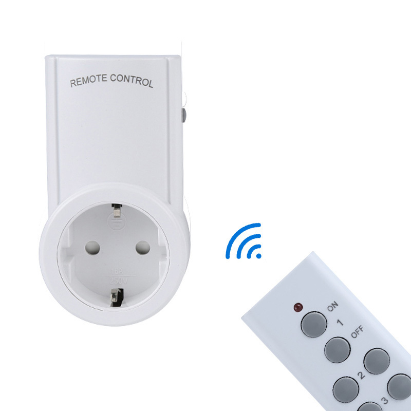 Smart Home Remote Control Wall Plug Socket On Off Switch