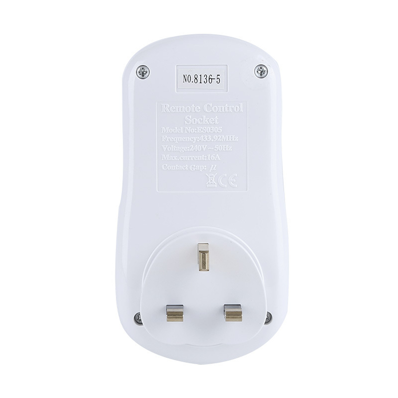 Smart Mini Power UK Plug Socket Remote Control  Switch Long Range 30m Distance