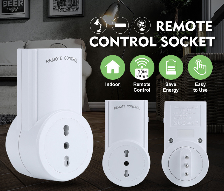 Italy Standard Smart Plug Mini Wireless Outlet Remote Control Intelligent Socket